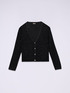 Cardigan lurex con bottoni gioiello image number 3