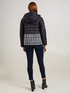 Doudoune boxy avec bas en tweed image number 1