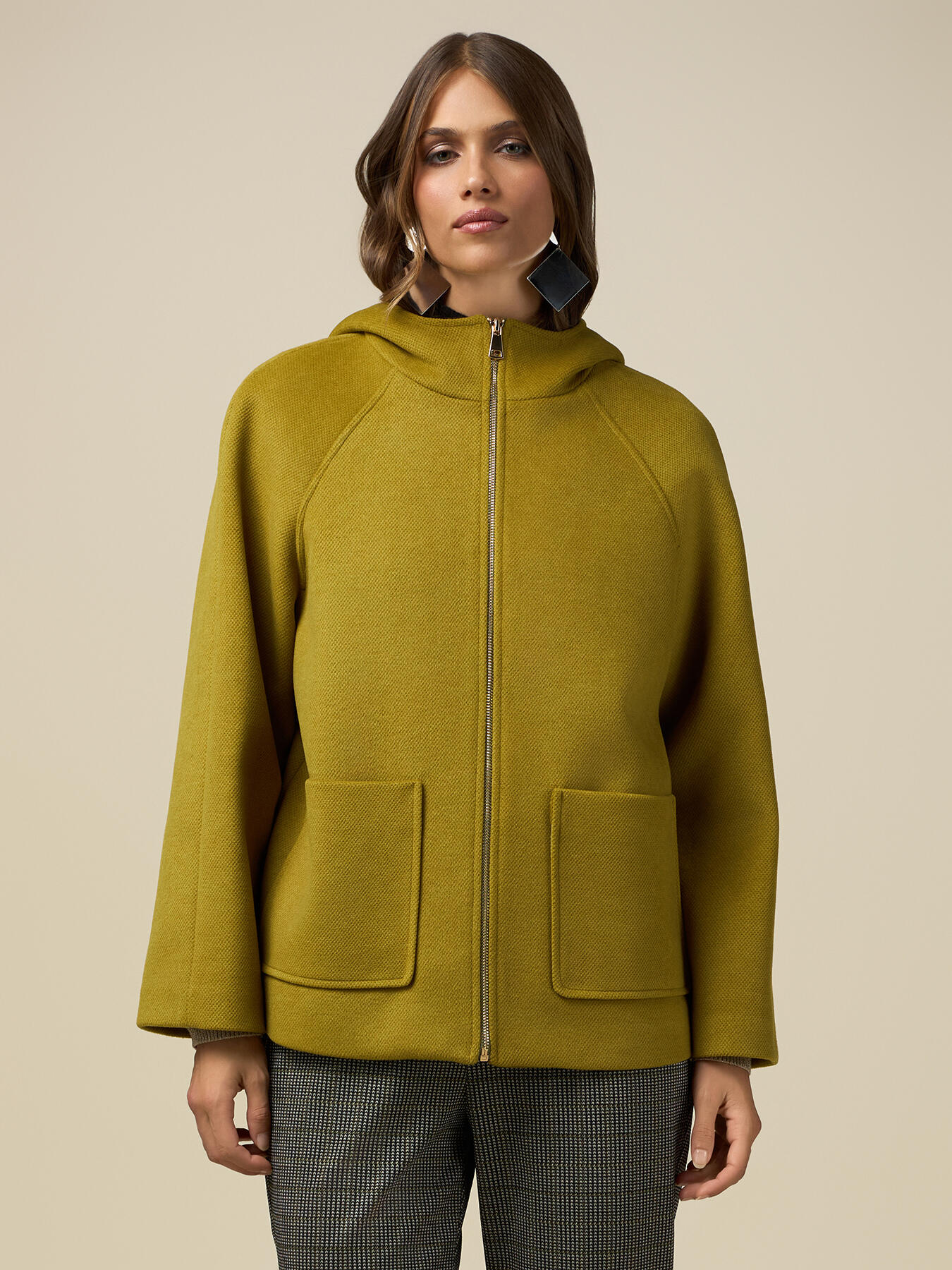 Short coat with hood image number 0