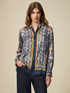 Patterned viscose shirt image number 0