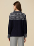 Pullover mit Intarsien und Steinen image number 1