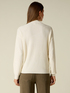 Cashmere-blend sweater with lace inserts image number 1