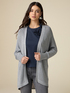 Cardigan oversize en fil lurex image number 0