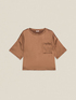 Satin blouse with small pocket image number 4