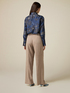 Mélange palazzo trousers image number 1