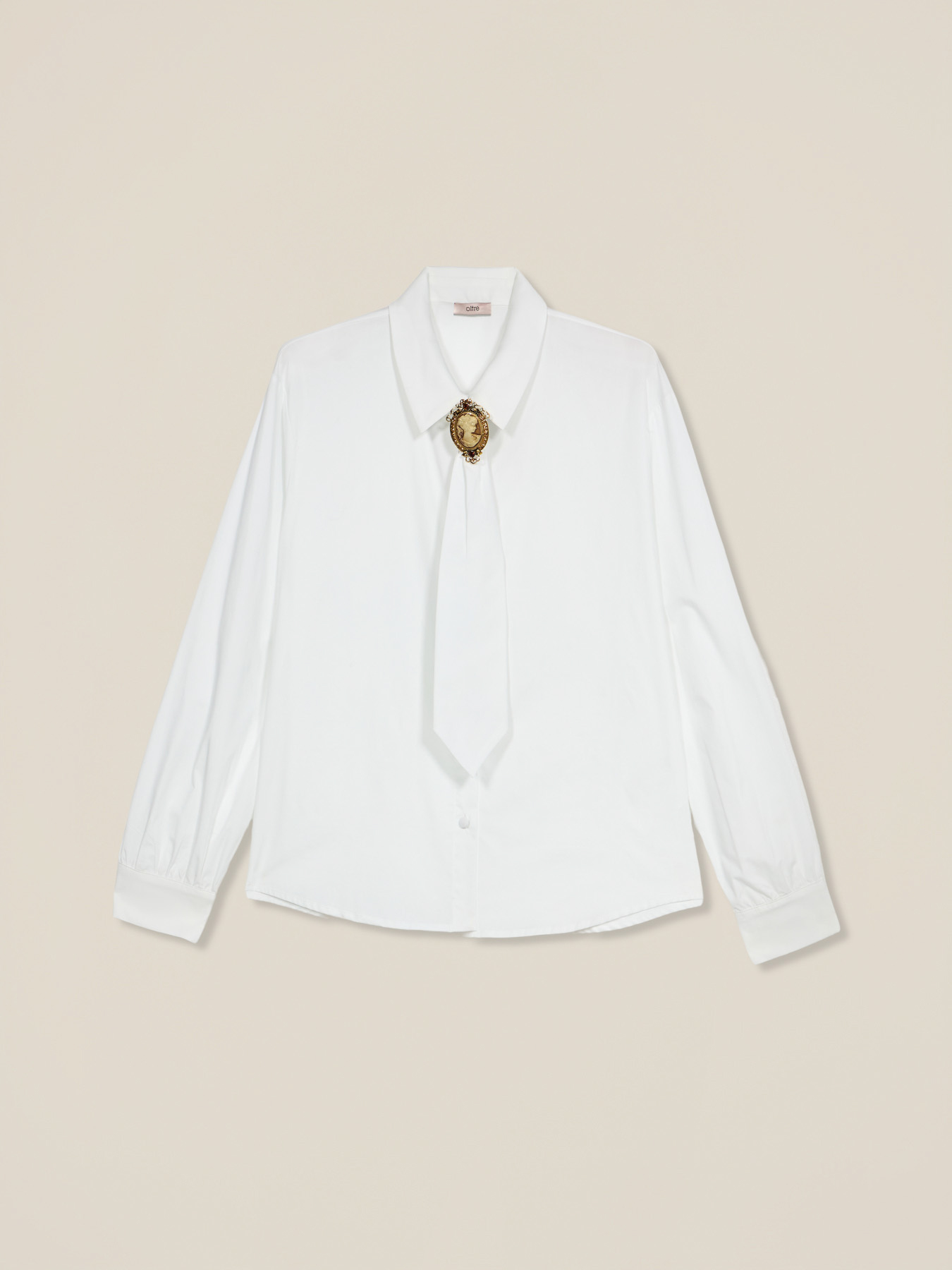 Camisa con camafeo decorativo image number 3
