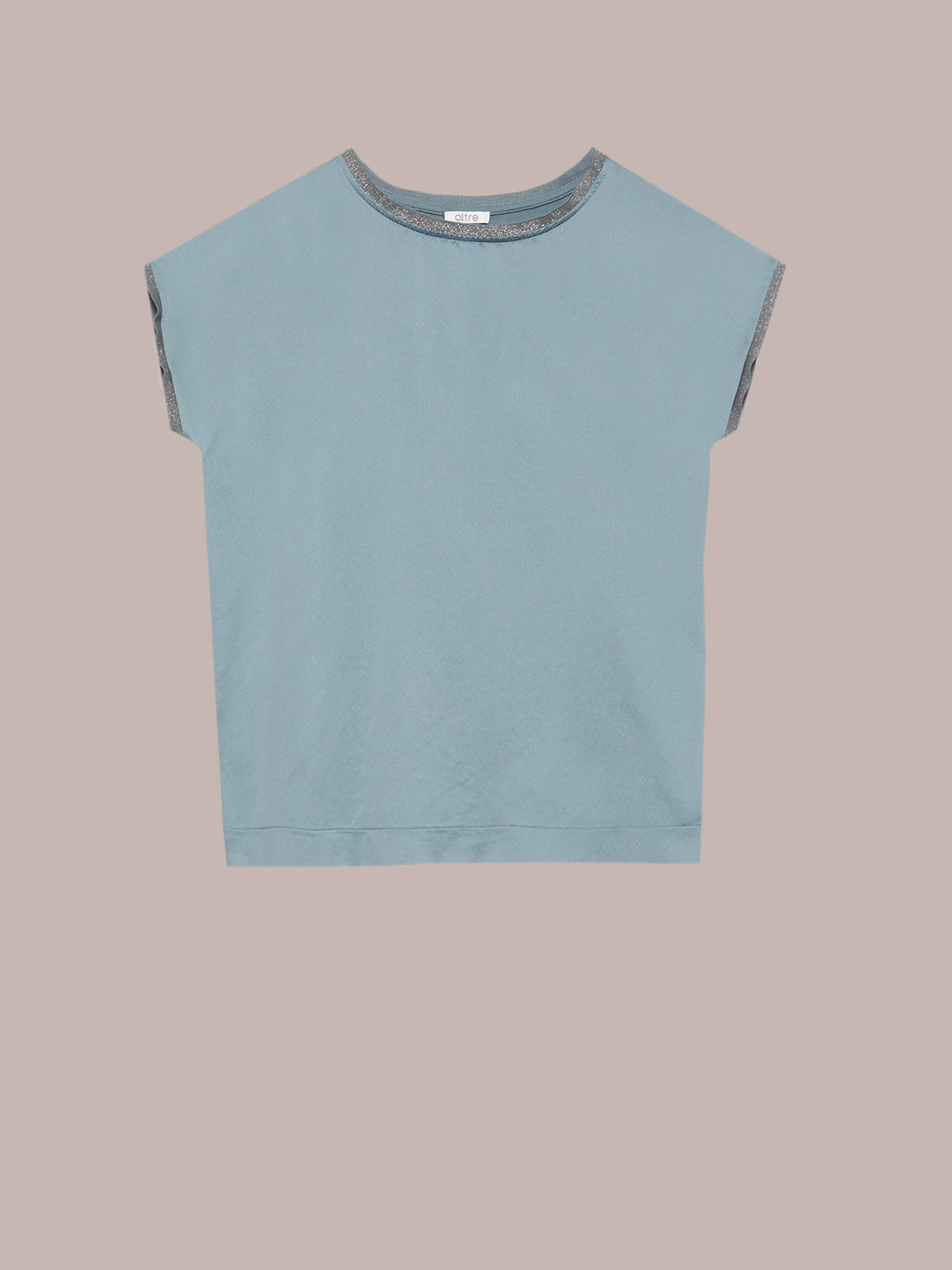 Top de dos tejidos image number 3