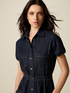 Rochie tip cămașă din denim image number 2
