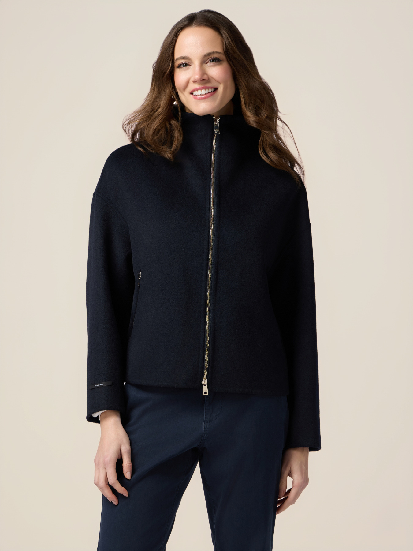 Giubbotto in panno misto lana image number 0