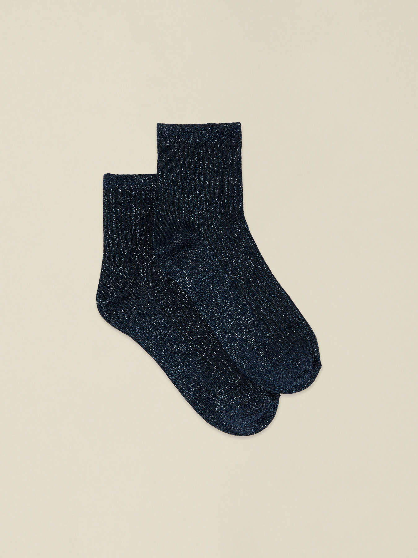 Calcetines lurex acanalados image number 1