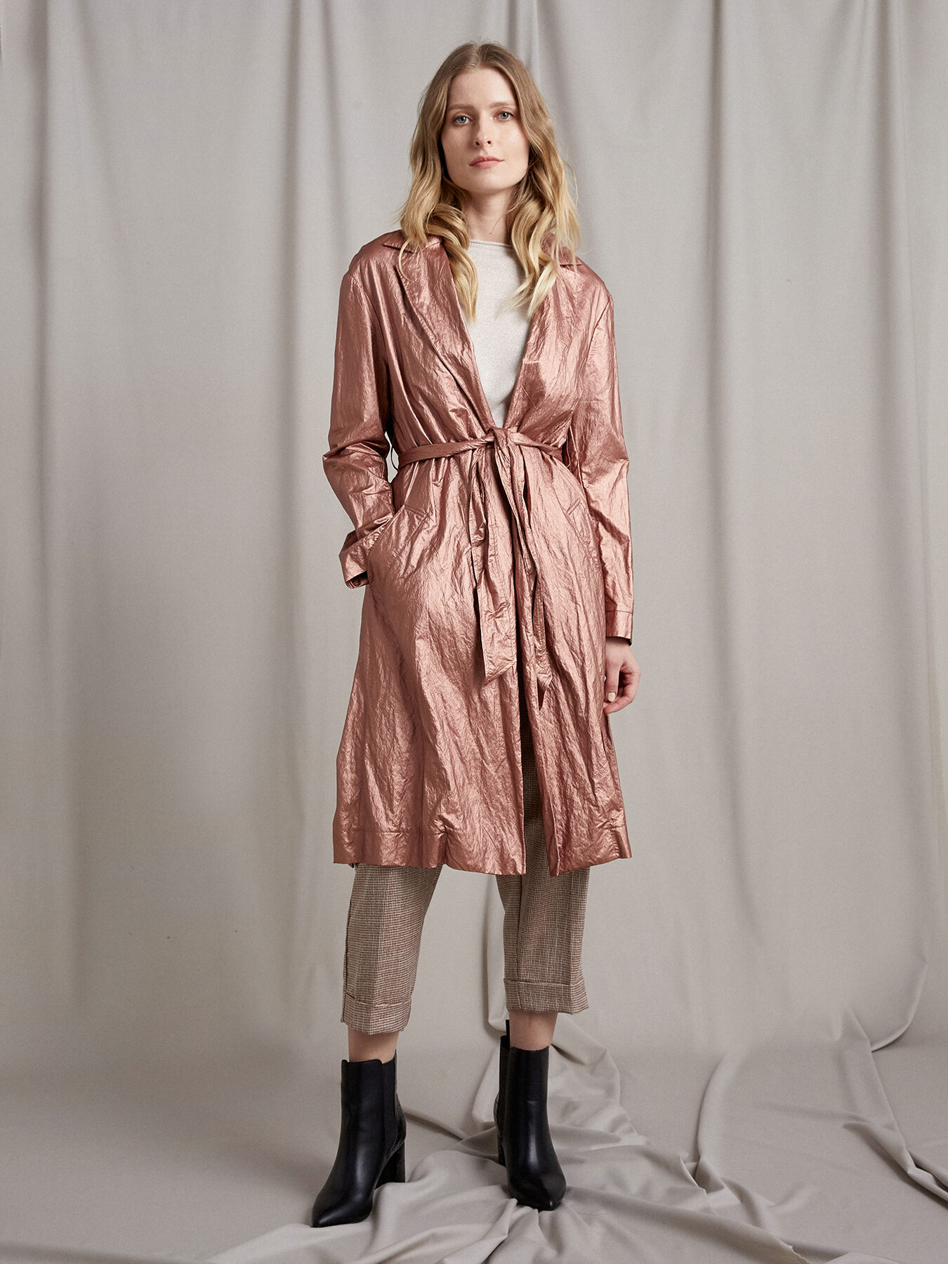 Trench metallizzato image number 0