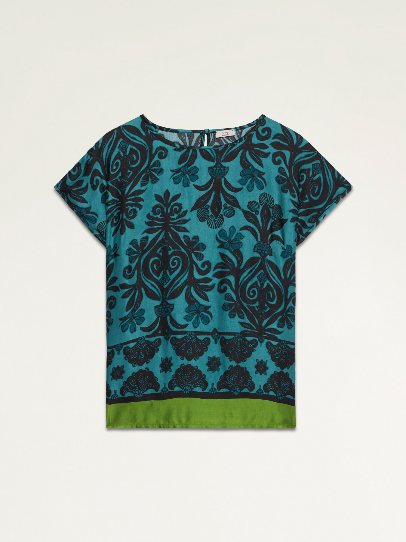 Blusa in raso di viscosa eco-friendly image number 4