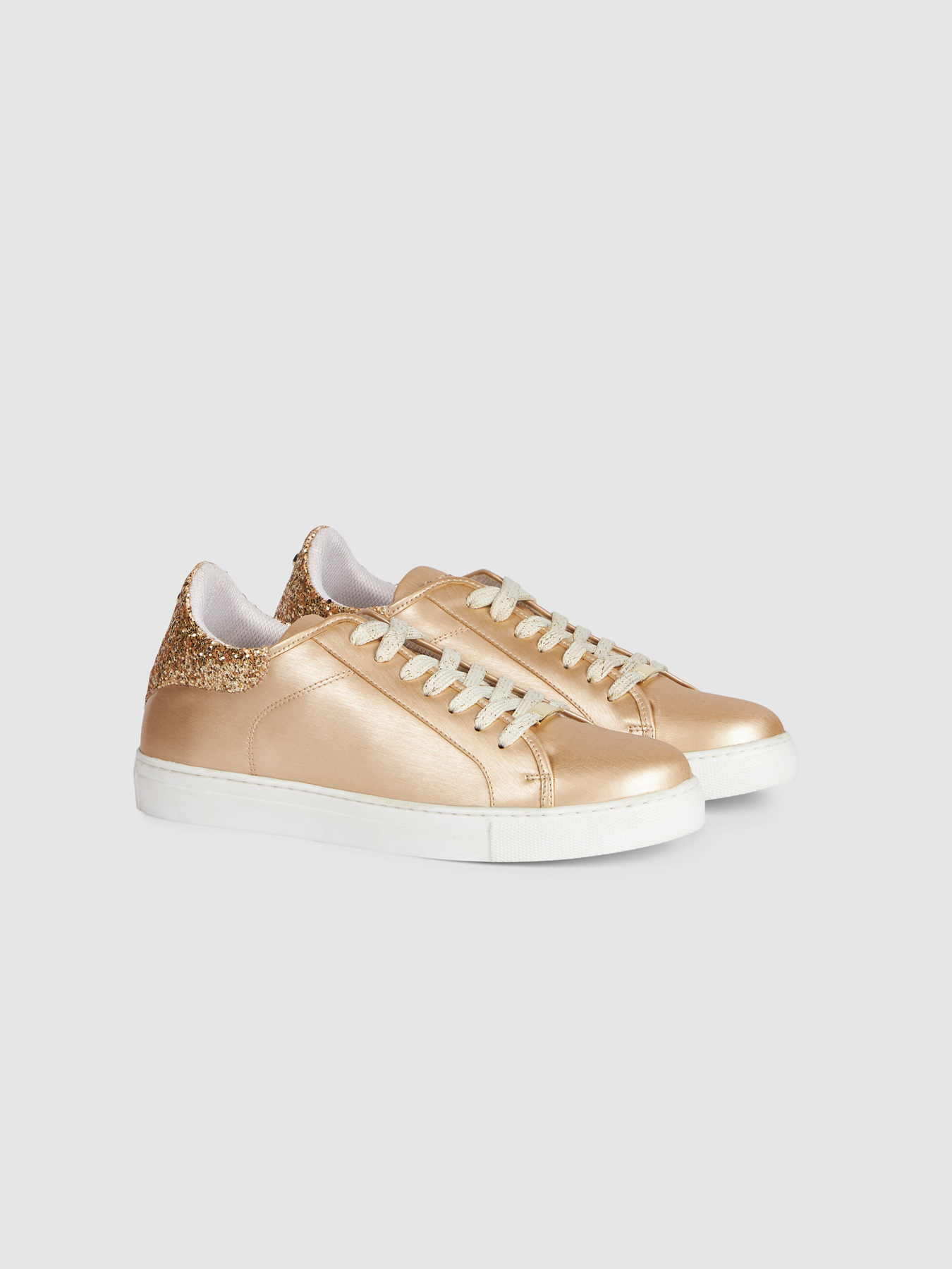 Sneakers con parte glitter image number 1