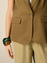 Gilet sartoriale in lino viscosa image number 2