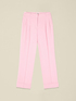 Cr&ecirc;pe fabric trousers with pleats image number 4