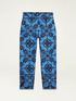 Patterned satin trousers image number 4