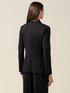Double-breasted blazer with covered buttons image number 1