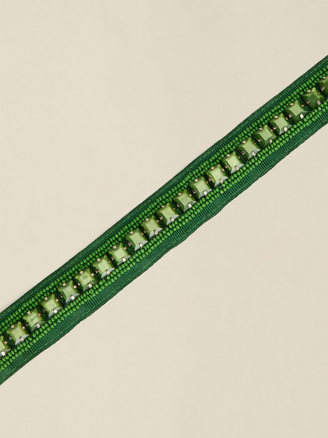 Ceinture en gros-grain avec chatons image number 2