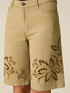 Bermuda aus Baumwolle mit durchsichtigen Stickereien image number 3