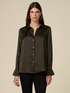 Camisa en raso de color liso image number 0
