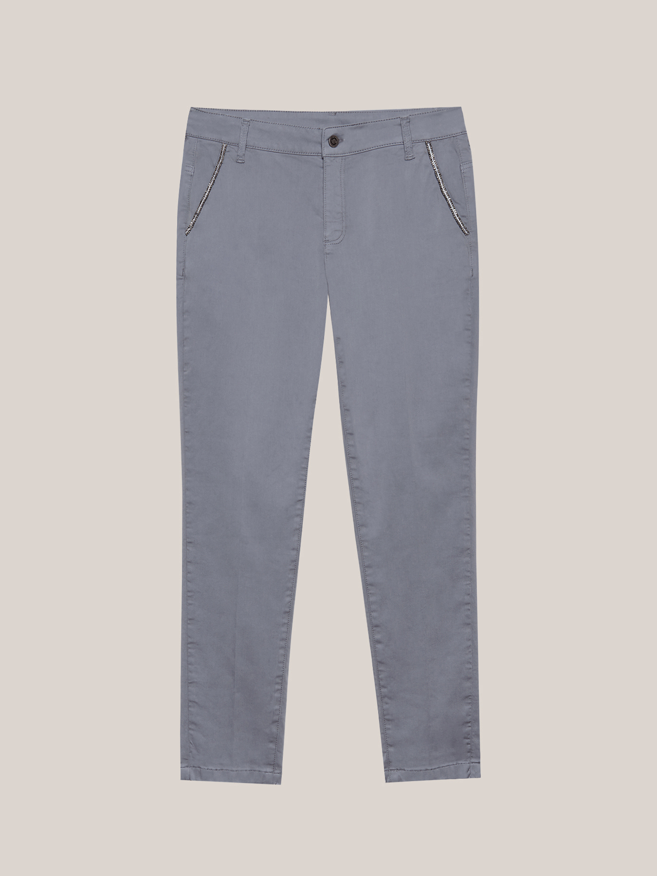 Pantaloni chino Madrid con tape gioiello image number 3