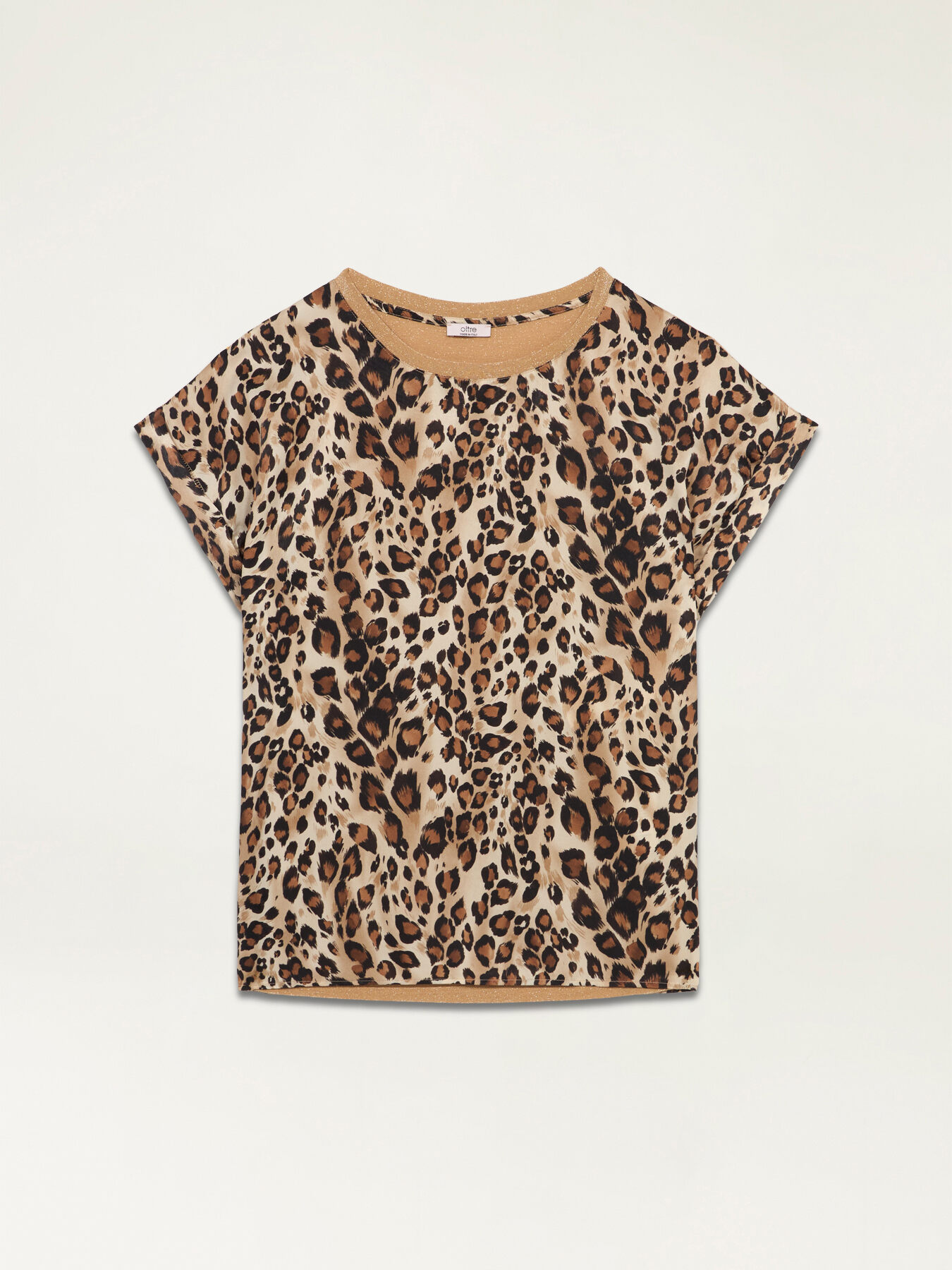 T-shirt &agrave; motifs bi-mati&egrave;re image number 3