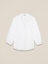 Chemise en popeline avec broderies florales image number 3
