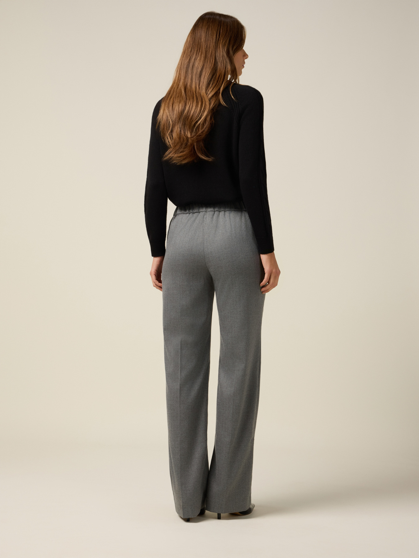 Pantalon en flanelle avec cordon de serrage image number 1