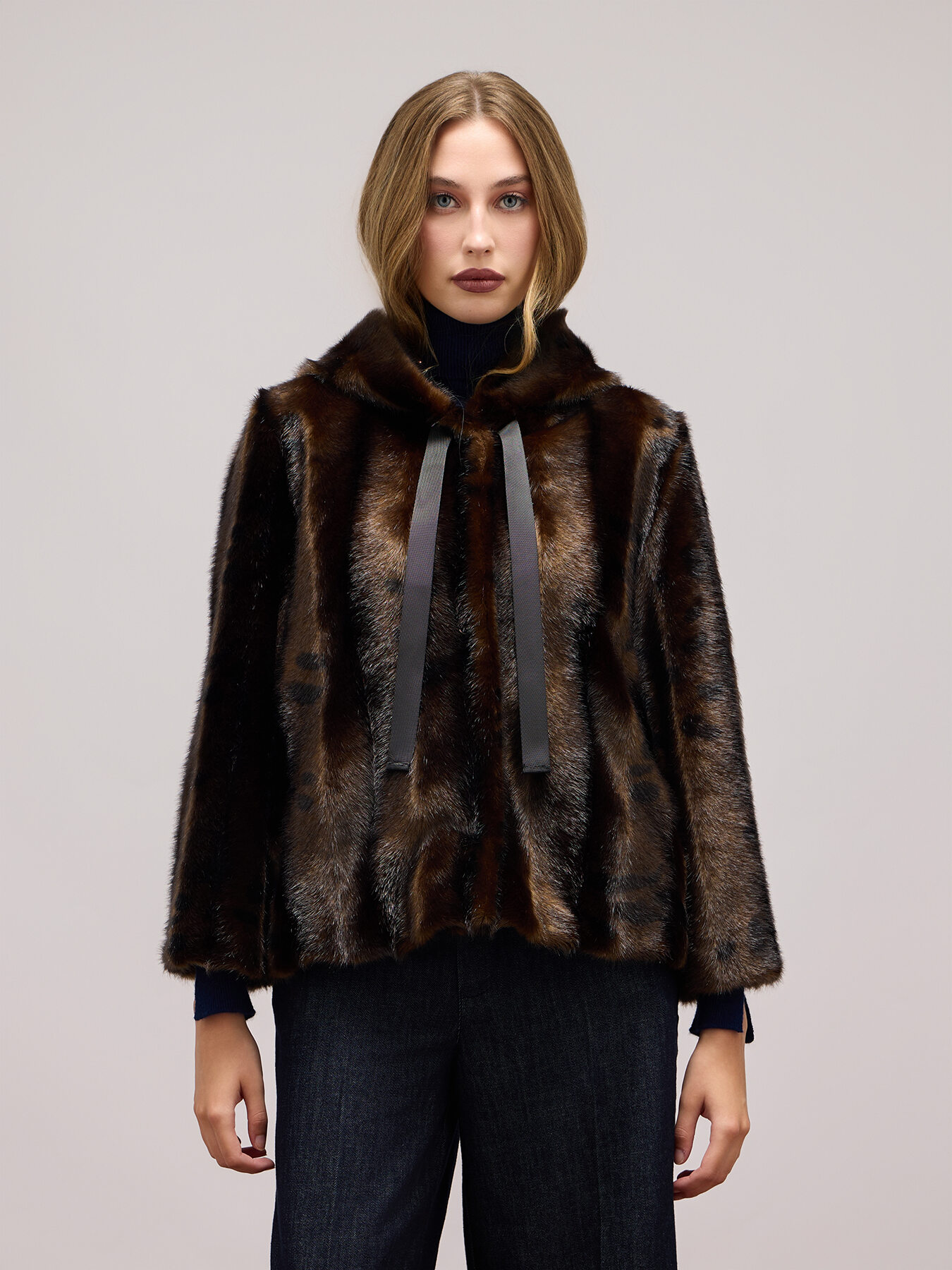 Blouson-Jacke in Nerz-Optik image number 0