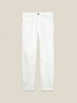 Pantalon cigarette en tissu m&eacute;lang&eacute; lyocell image number 4