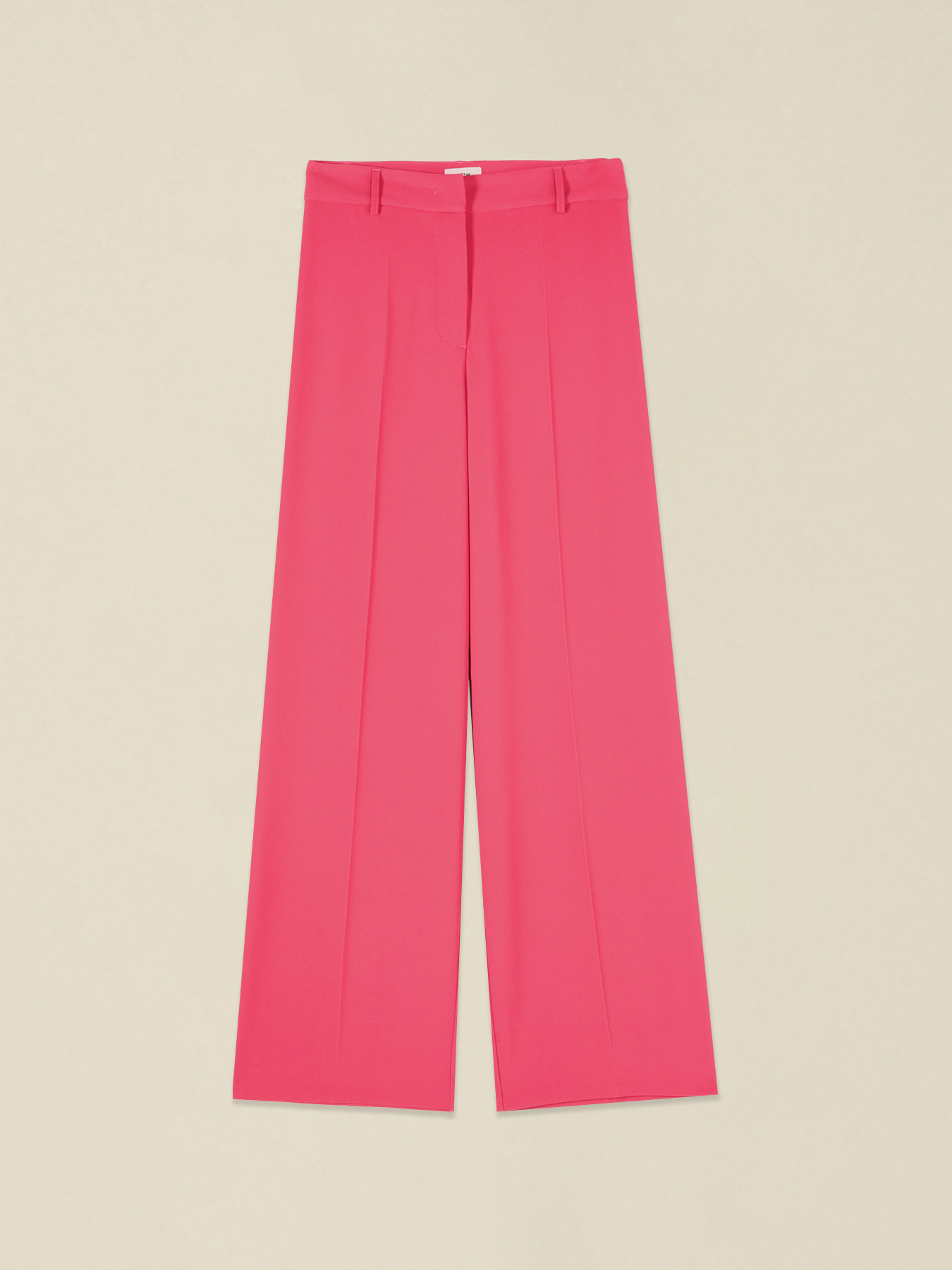 Palazzo pants in fluid fabric image number 4