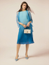 Robe midi pliss&eacute;e d&eacute;grad&eacute;e image number 3