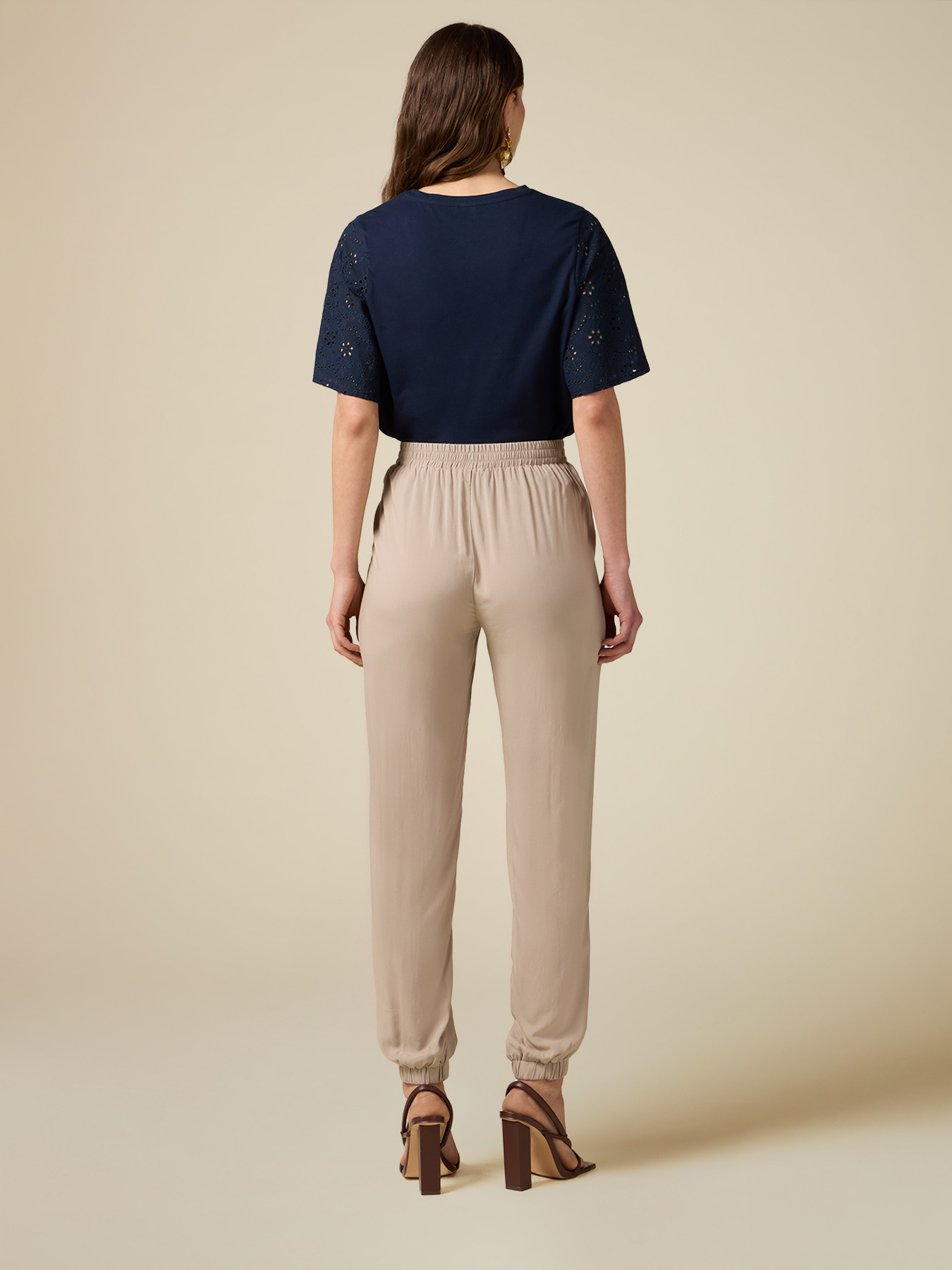 Viscose joggers image number 1