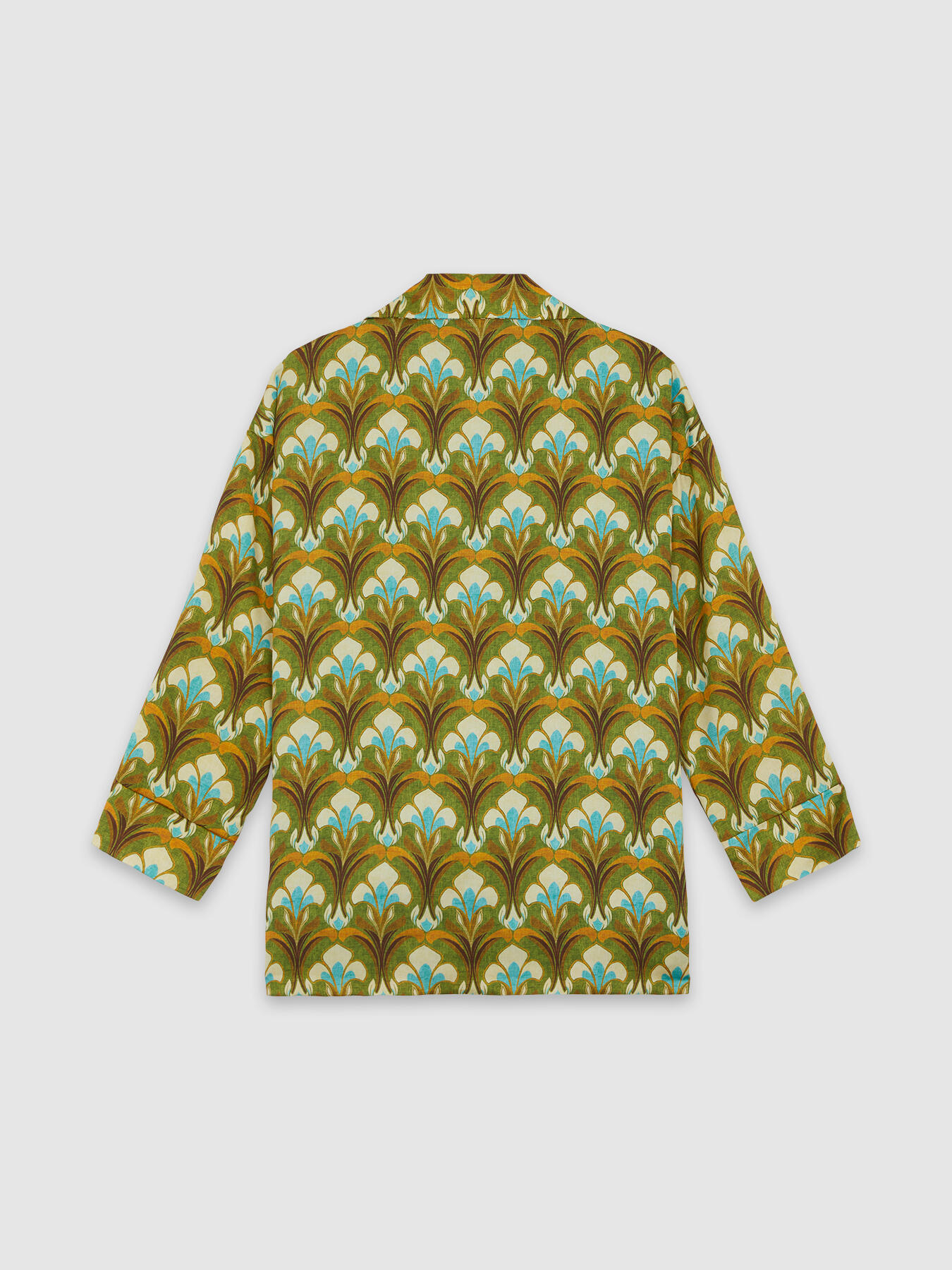 Chaqueta vaporosa con estampado image number 4