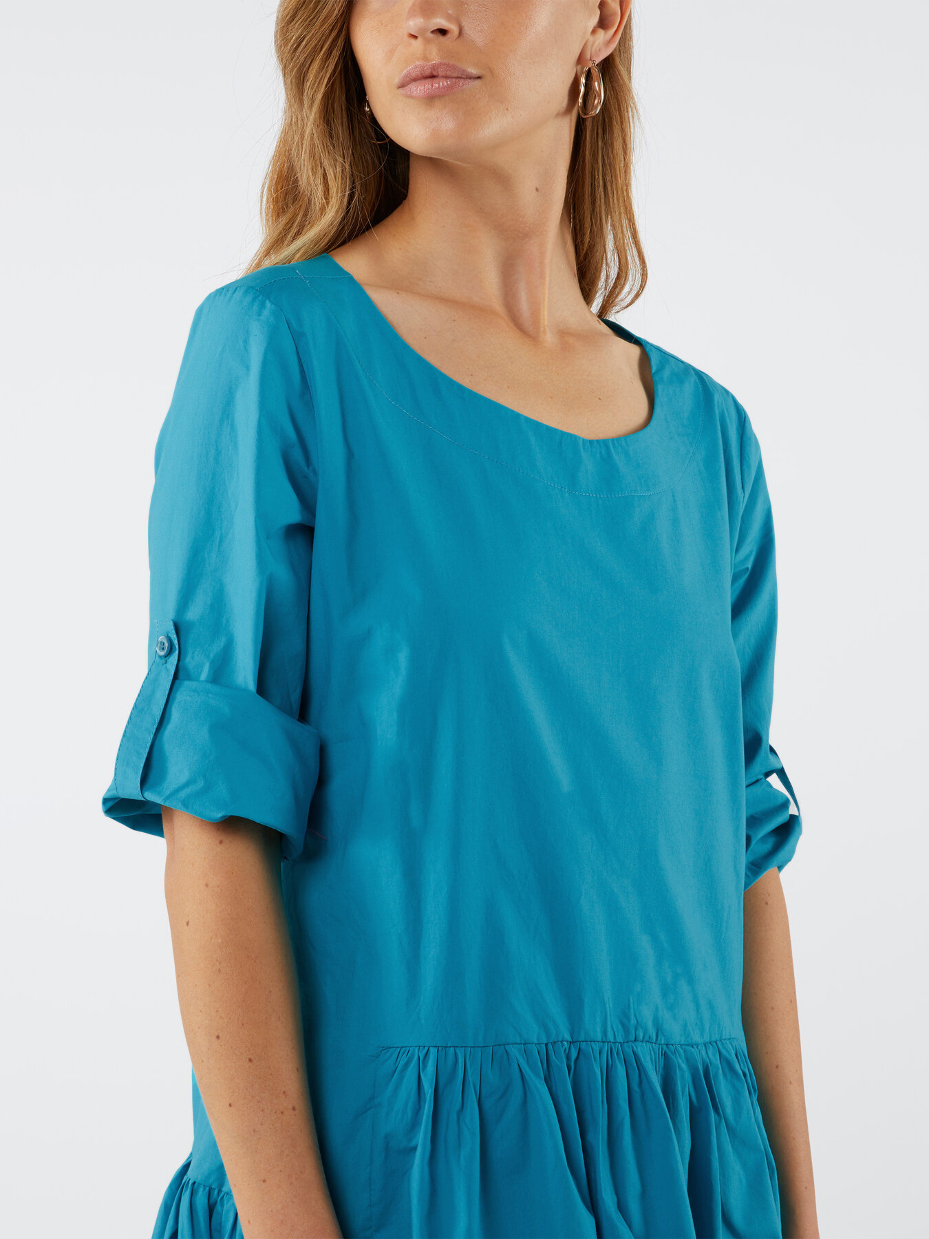 Vestito svasato in cotone image number 2