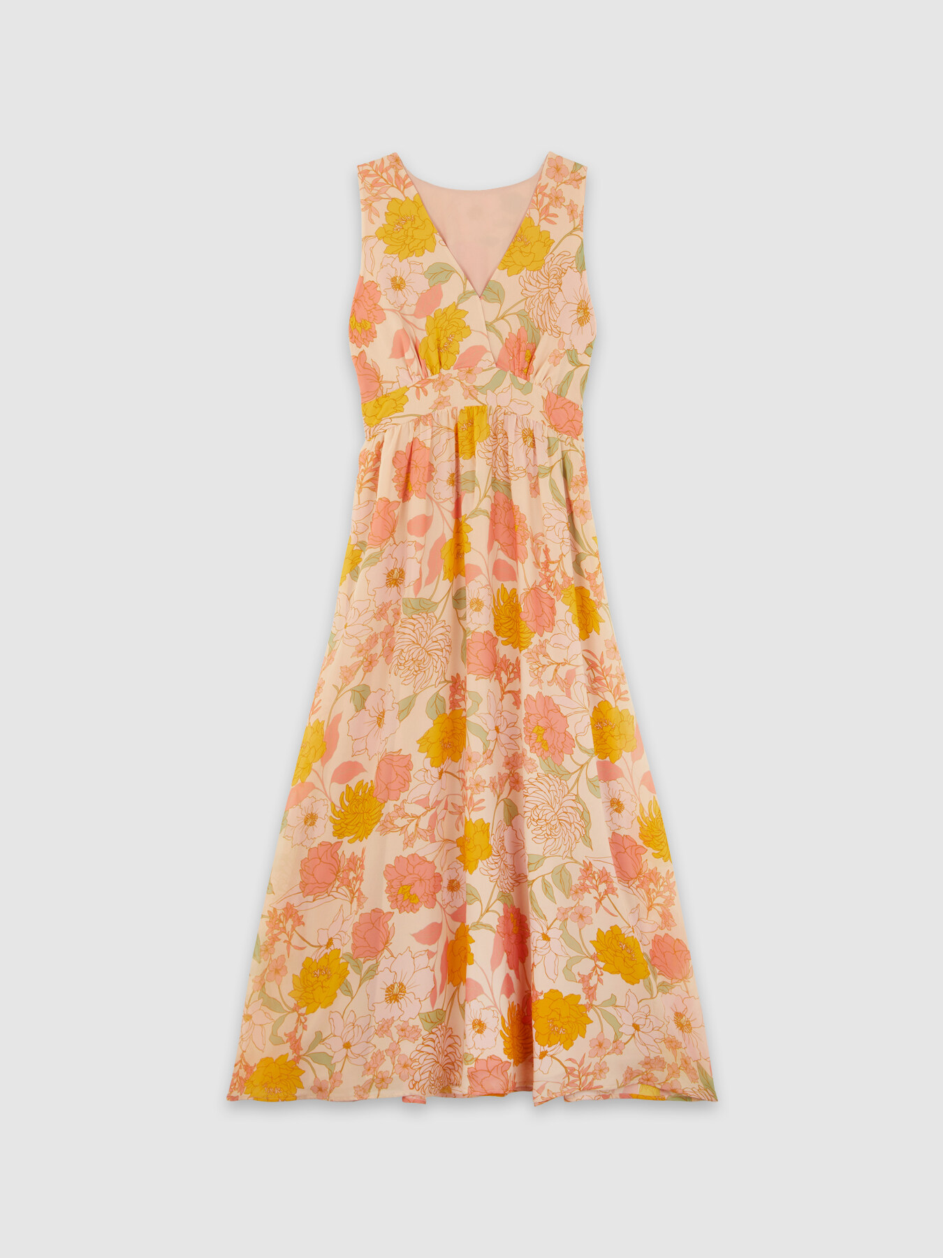 Robe longue &agrave; imprim&eacute; fleuri image number 3