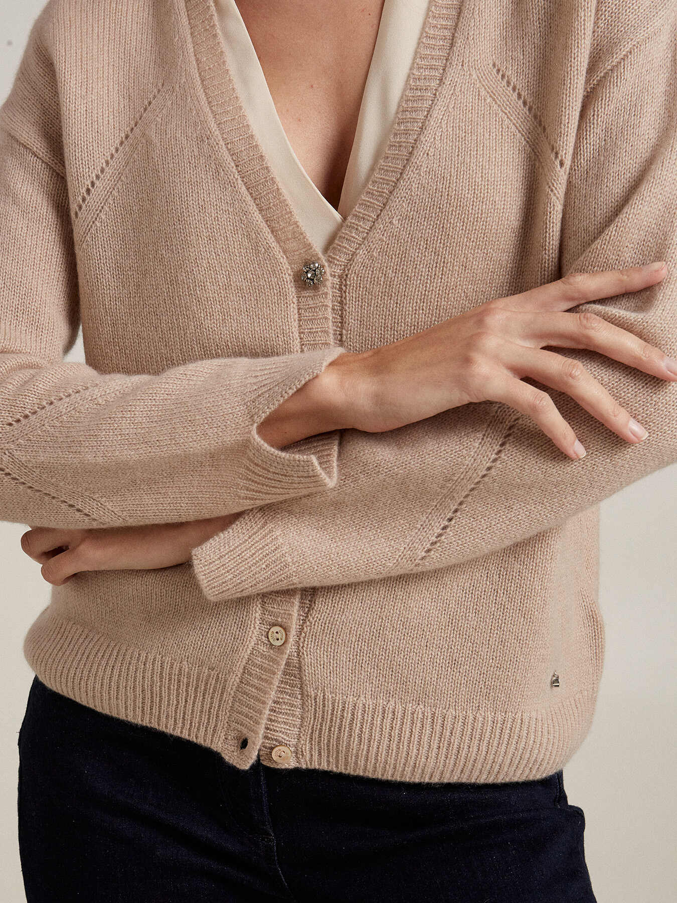 Cardigan 100% cashmere image number 2