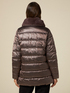 Daunenjacke mit Kragen im Pelz-Look image number 1