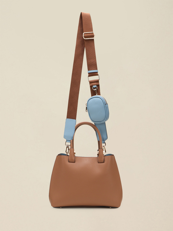 Bag with coordinated mini pouch