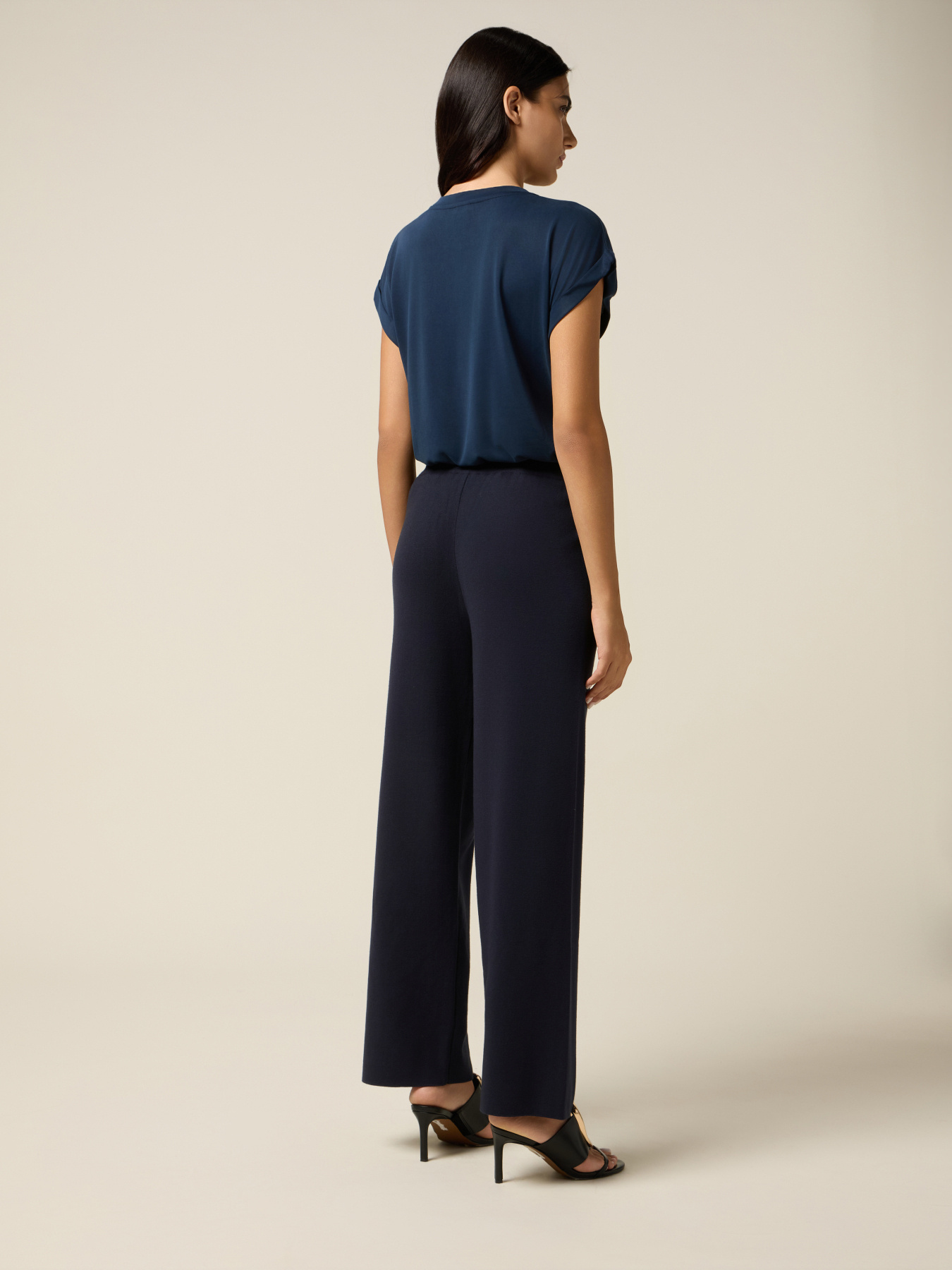 Knitted pants with gussets image number 1