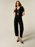 Pantaloni barrel misto cotone e lyocell image number 0