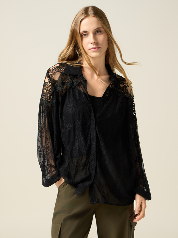 Camisa de encaje
