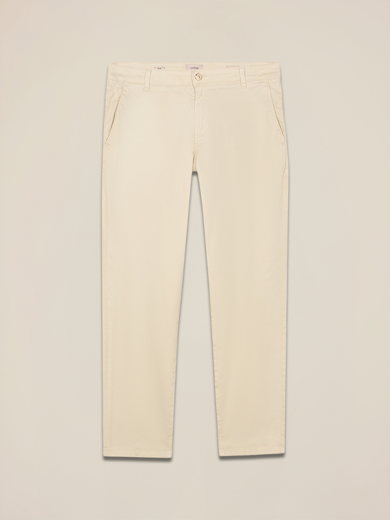 Pantalones chinos mezcla de tencel image number 4