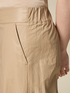 Wide leg crinkled fabric trousers image number 2