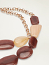 Collar corto con maxi piedras image number 2