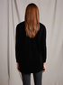 Cardigan misto cashmere con pizzo image number 1