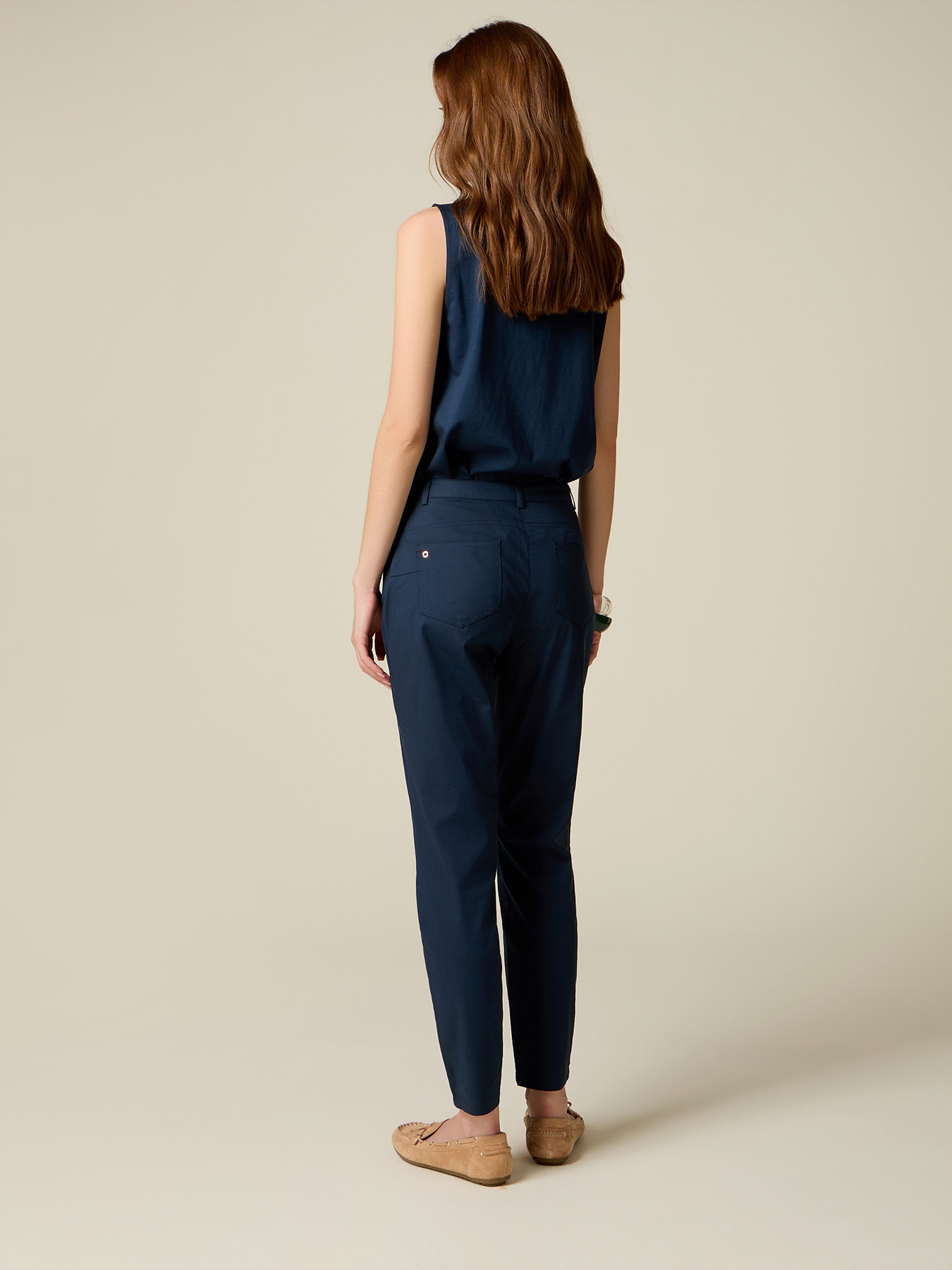 Pantaloni skinny din amestec de bumbac image number 1