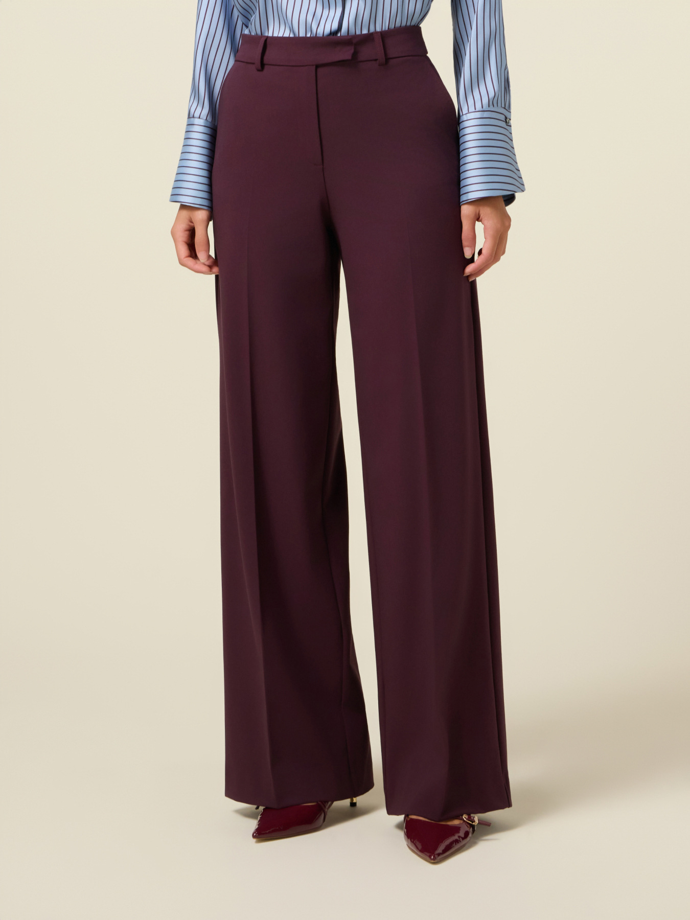 Palazzo pants in polyviscose image number 3