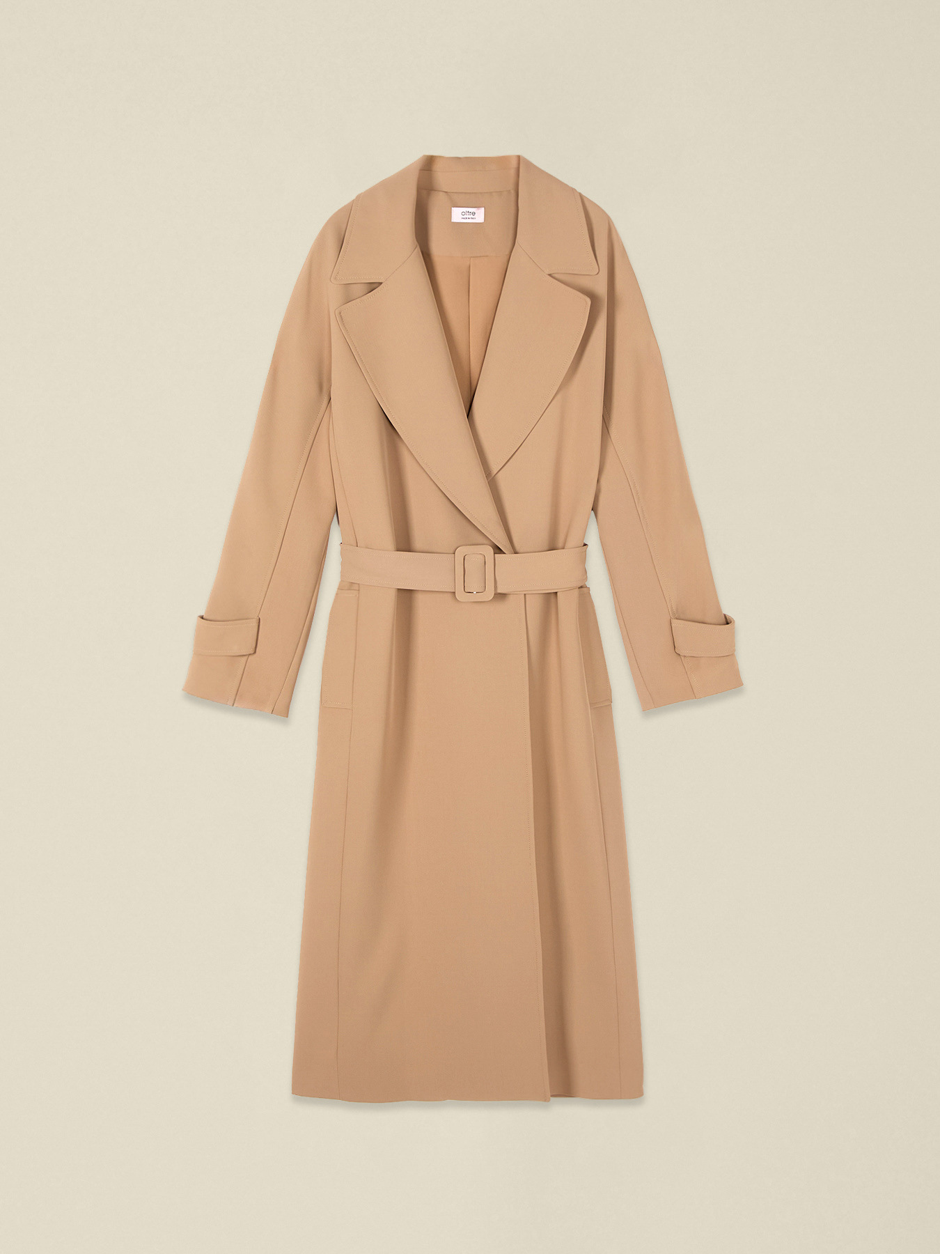 Langer Trenchcoat mit G&uuml;rtel image number 3