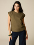 Tricou din bumbac cu cristale image number 0